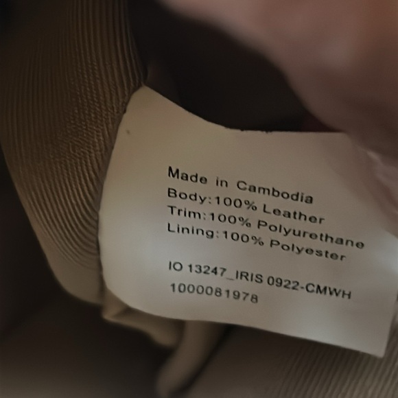 The Sak Y2K Blue Leather Shoulder Bag Purse Handbag Classic Tan Lining Boho - Picture 5 of 10